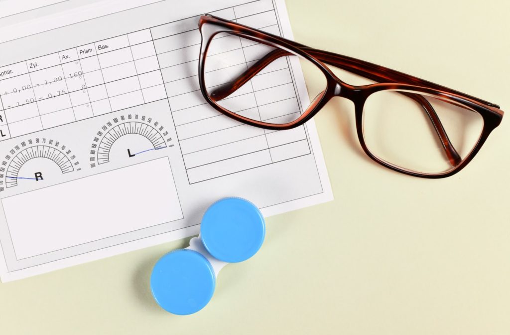 glasses or contact lenses